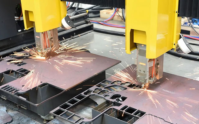 4001老百汇网站双头龙门激光切割机